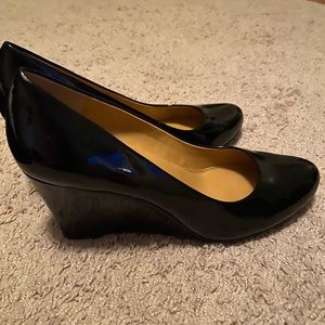 J.crew patent leather wedges